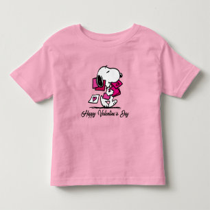 Peanuts Valentine's Day Snoopy With Valentines Toddler T-shirt