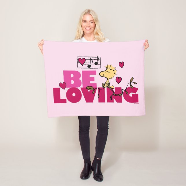 Peanuts | Valentine's Day | Woodstock Fleece Blanket (In Situ)