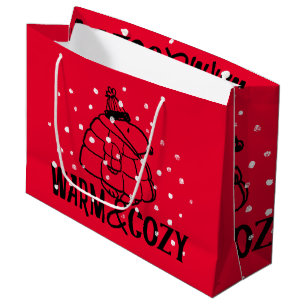 Peanuts   Warm & Cozy Large Gift Bag