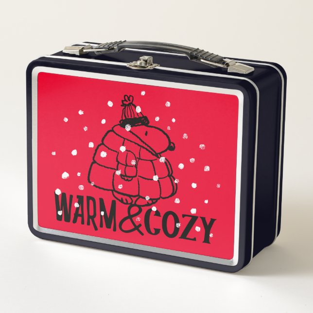 Peanuts | Warm & Cozy Metal Lunch Box (Front)