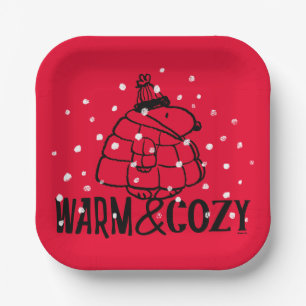 Peanuts   Warm & Cozy Paper Plate