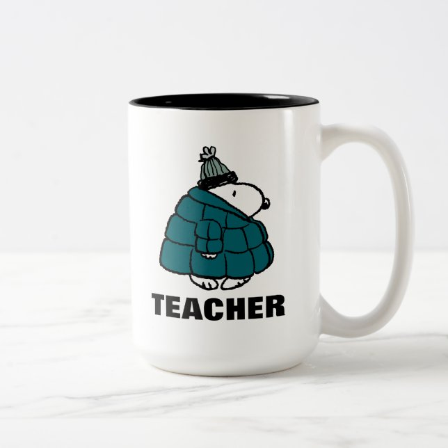 Peanuts | Warm & Cozy Teacher Two-Tone Coffee Mug (Right)