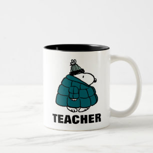 Peanuts   Warm & Cozy Teacher Two-Tone Coffee Mug