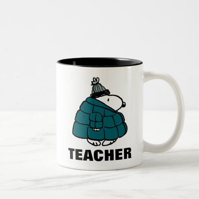 Peanuts | Warm & Cozy Teacher Two-Tone Coffee Mug (Right)