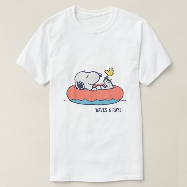Peanuts Waves and Rays  T-Shirt (Design Front)