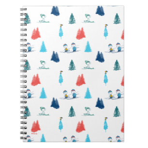 Peanuts   Winter Skiing the Slopes Pattern Notebook