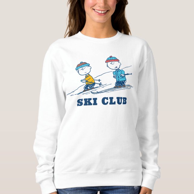Peanuts | Winter Skiing the Slopes Sweatshirt (Front)
