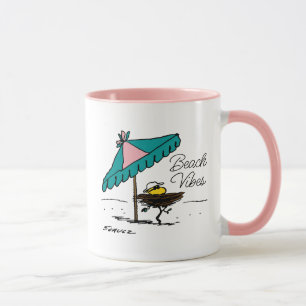 Peanuts Woodstock at the Beach Mug