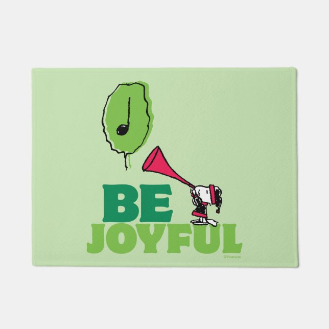 Peanuts | Woodstock Be Joyful Doormat (Front)