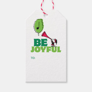 Peanuts   Woodstock Be Joyful Gift Tags