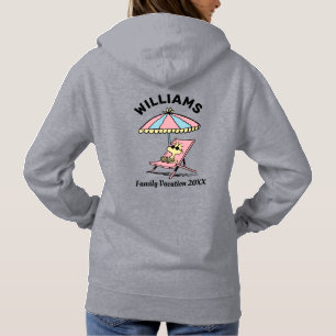 Peanuts   Woodstock Beach Family Vacation Hoodie