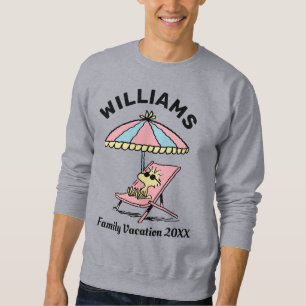 Peanuts Woodstock Beach Family Vacation Sweatshirt