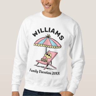 Peanuts Woodstock Beach Family Vacation Sweatshirt