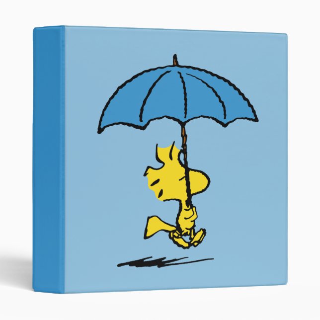 Peanuts | Woodstock Blue Umbrella Binder (Front/Spine)