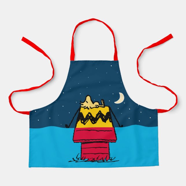 Peanuts | Woodstock Camping Half & Half Apron (Front)