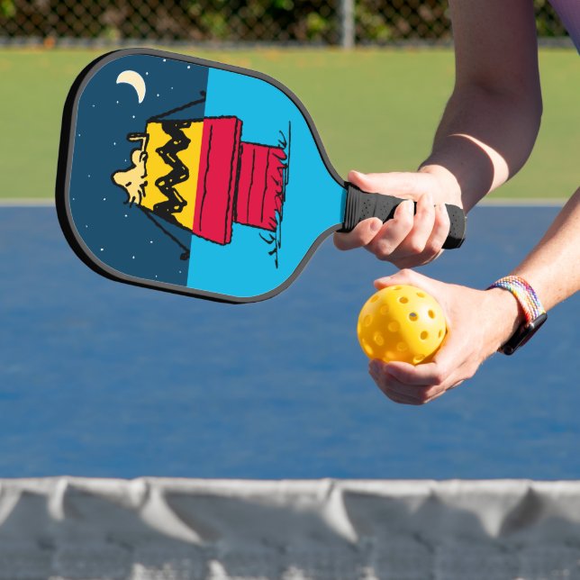 Peanuts | Woodstock Camping Half & Half Pickleball Paddle (Insitu)