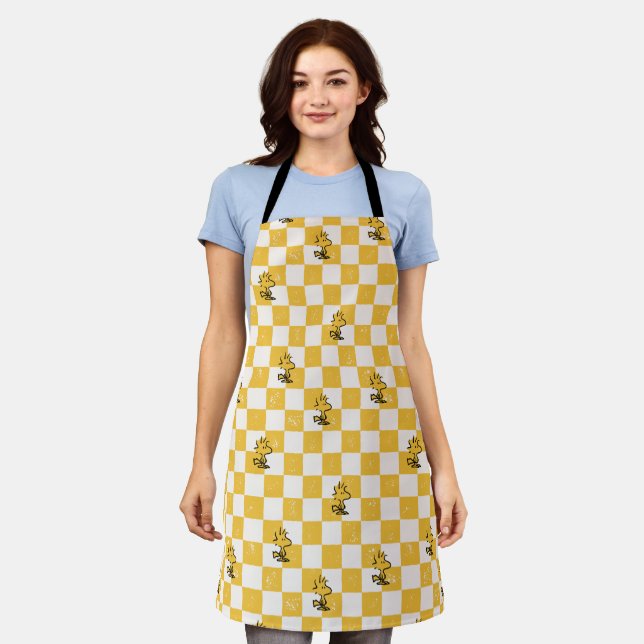 Peanuts | Woodstock Chequered Flag Apron (Worn)