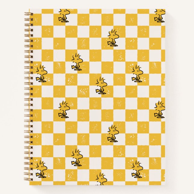 Peanuts | Woodstock Chequered Flag Notebook (Front)