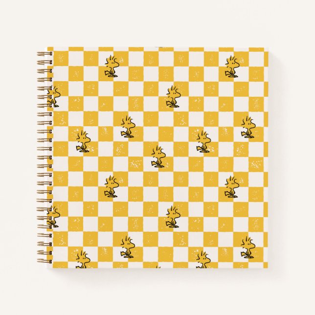 Peanuts | Woodstock Chequered Flag Notebook (Front)