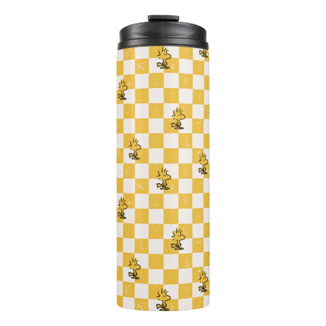 Peanuts | Woodstock Chequered Flag Thermal Tumbler (Front)