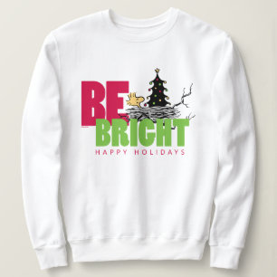Peanuts   Woodstock Christmas Be Bright Sweatshirt