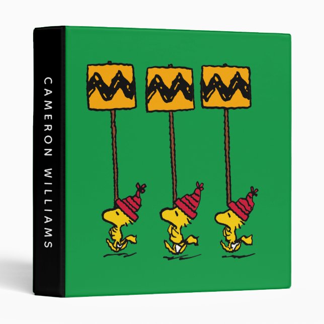 Peanuts | Woodstock & Friends Sign March Binder (Front/Spine)