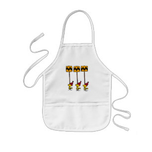 Peanuts Woodstock & Friends Sign March Kids Apron