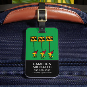 Peanuts   Woodstock & Friends Sign March Luggage Tag