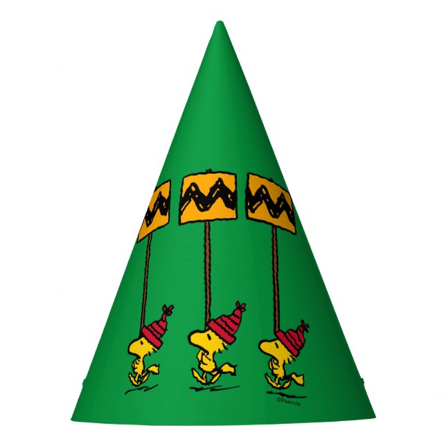 Peanuts | Woodstock & Friends Sign March Party Hat (Front)