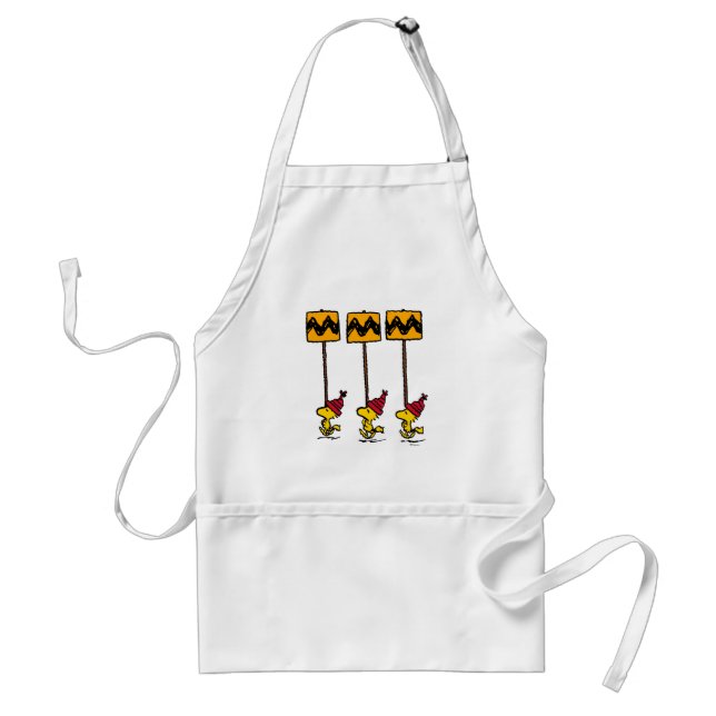 Peanuts | Woodstock & Friends Sign March Standard Apron (Front)