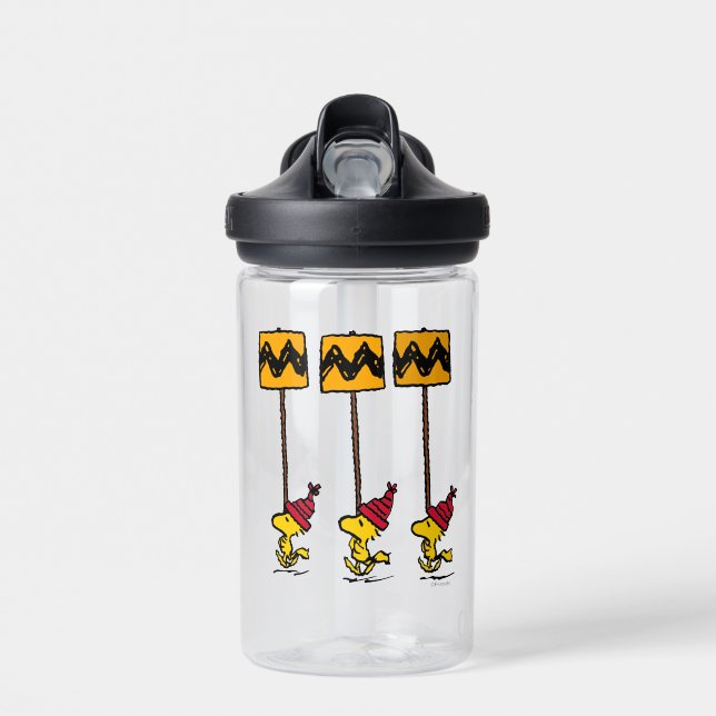 Peanuts | Woodstock & Friends Sign March Water Bottle (Front)