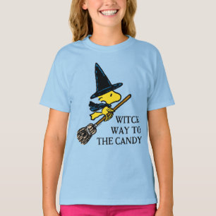 Peanuts Woodstock Halloween Witch T-Shirt