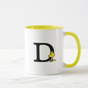 PEANUTS   Woodstock   Monogram D Mug