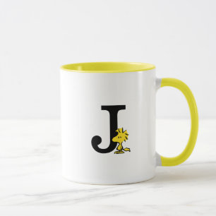 PEANUTS Woodstock Monogram J Mug