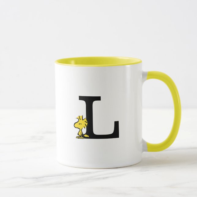 PEANUTS | Woodstock | Monogram L Mug (Right)