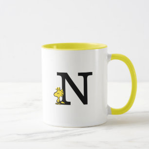 PEANUTS   Woodstock   Monogram N Mug
