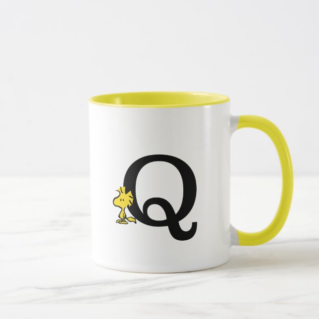 PEANUTS | Woodstock | Monogram Q Mug (Right)