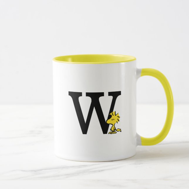 PEANUTS | Woodstock | Monogram W Mug (Right)