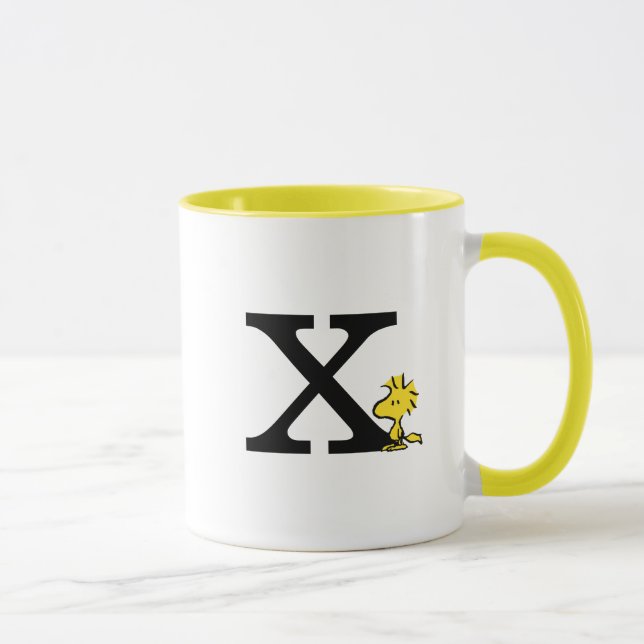 PEANUTS | Woodstock | Monogram X Mug (Right)