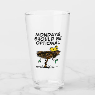 Peanuts   Woodstock Napping Glass