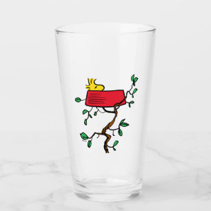 Peanuts   Woodstock Napping in Snoopy's Dish Glass
