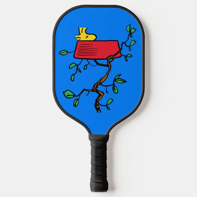 Peanuts | Woodstock Napping in Snoopy's Dish Pickleball Paddle (Front)