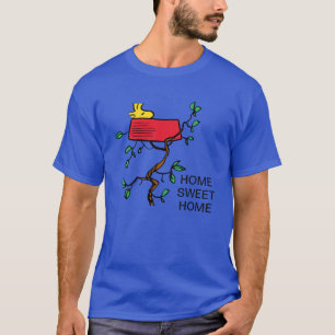 Peanuts   Woodstock Napping in Snoopy's Dish T-Shirt