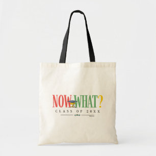 Peanuts Woodstock Now What Graduation Funny Quote Tote Bag