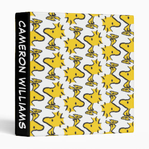 Peanuts   Woodstock Pattern Binder