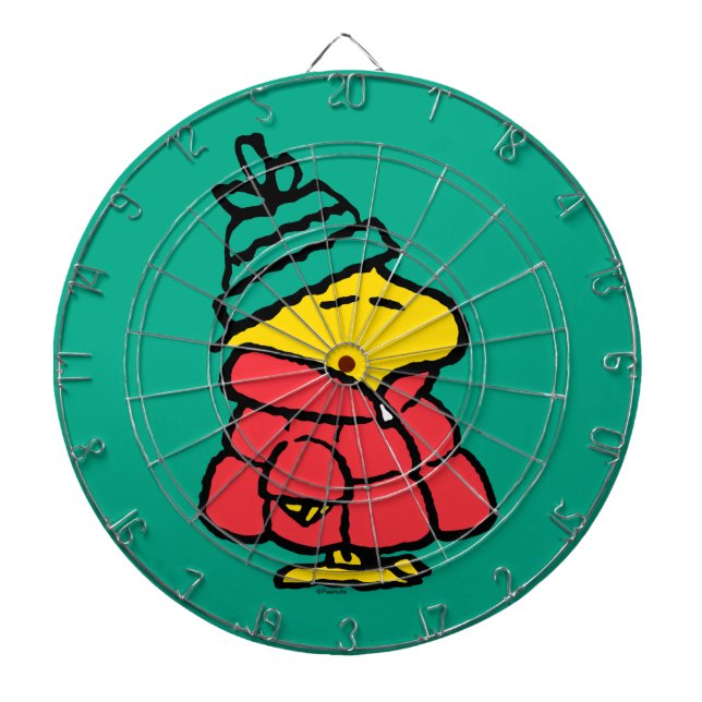 Peanuts | Woodstock Puffy Winter Jacket Dartboard (Front)