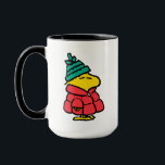 Peanuts | Woodstock Puffy Winter Jacket Mug<br><div class="desc">Check out this super cute Peanuts Christmas holiday design featuring Woodstock in a puffy winter jacket.</div>