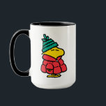 Peanuts | Woodstock Puffy Winter Jacket Mug<br><div class="desc">Check out this super cute Peanuts Christmas holiday design featuring Woodstock in a puffy winter jacket.</div>