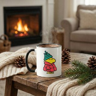 Peanuts   Woodstock Puffy Winter Jacket Mug