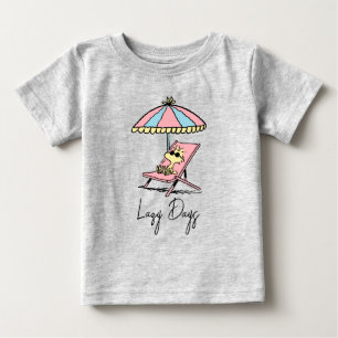 PEANUTS Woodstock Relaxing at the Beach Baby T-Shirt